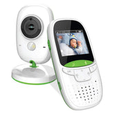 Video baby monitor-wireless remote camera, night vision, temperature monitoring and portable 2" color screen VB602